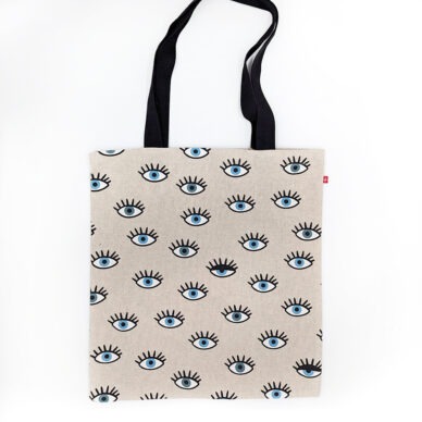 Torba bawełniana oczy