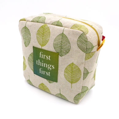 Kosmetyczka mała - liście