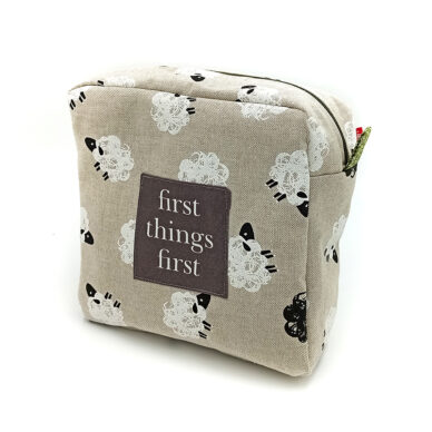 Kosmetyczka mała - owce