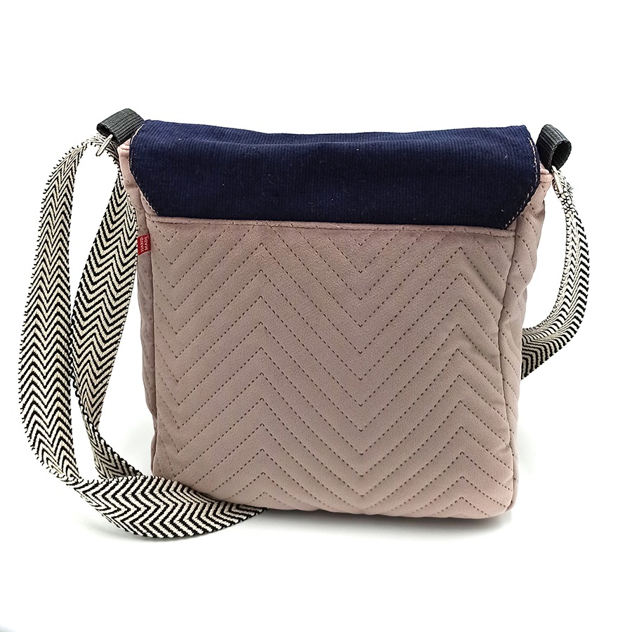 Torba listonoszka – róż z nocnym pejzażem - obrazek 2