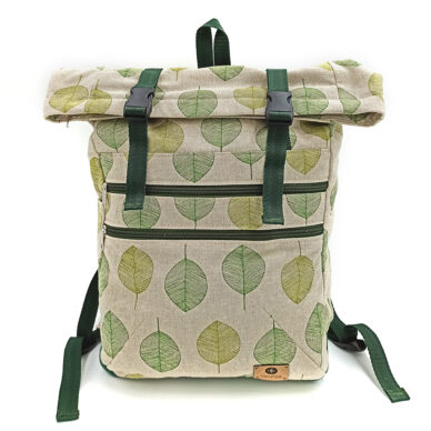 Plecak kurierski – jasne liście