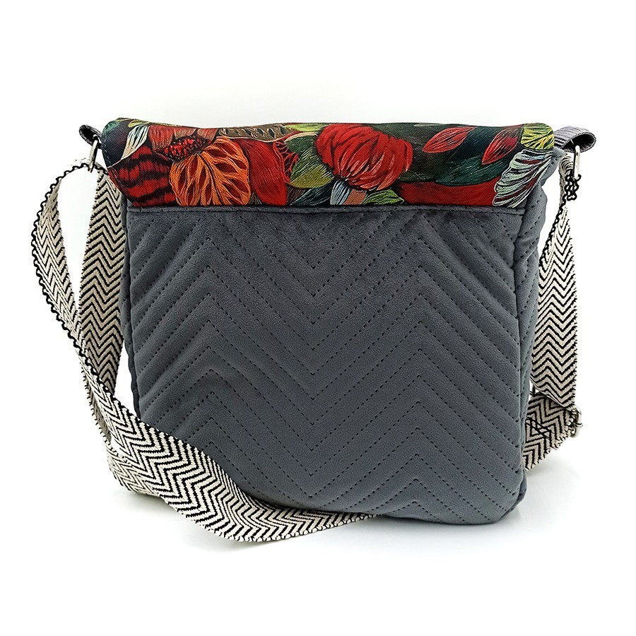 Torba listonoszka – grafitowy ogród Forest Forever - obrazek 2