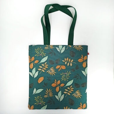 Torba bawełniana - ciemne liście