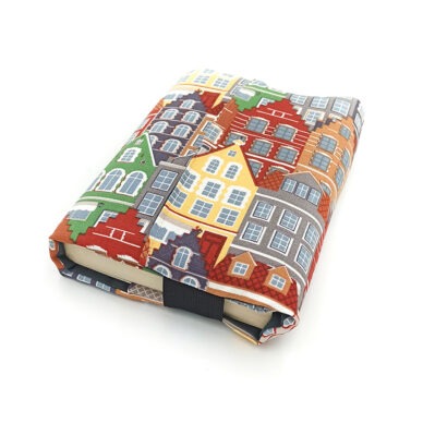 Okładka uniwersalna A5 - domki