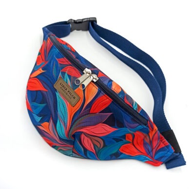 Nerka/nerkotorebka roz. L - błękit z czerwienią