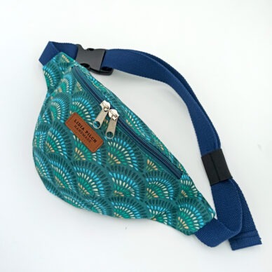 Nerka roz. M - turkusowe wachlarze