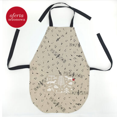 Fartuszek MINI - nuty