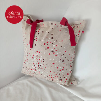 Poszewka na poduszkę 40x40 cm - gwiazdki