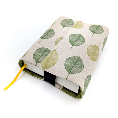Okładka uniwersalna A5 - jasne liście