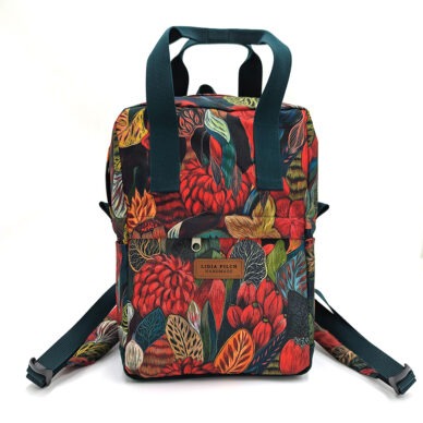 Mały plecak miejski - ogród FF