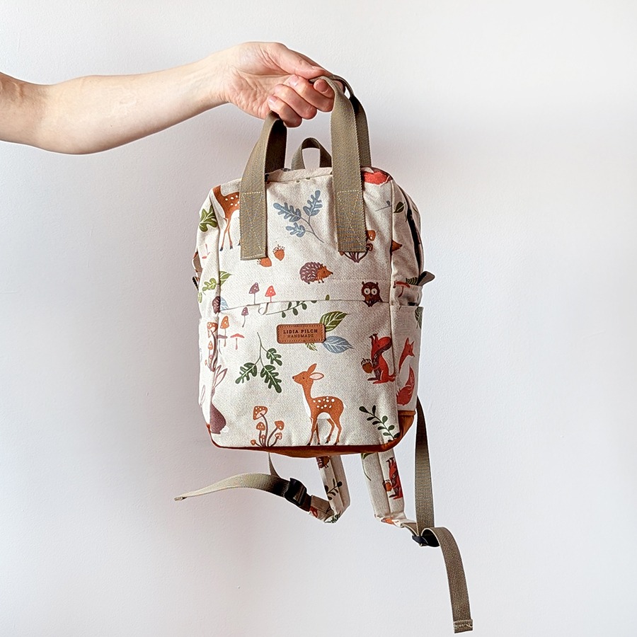 Mały plecak miejski - leśna przygoda - obrazek 9