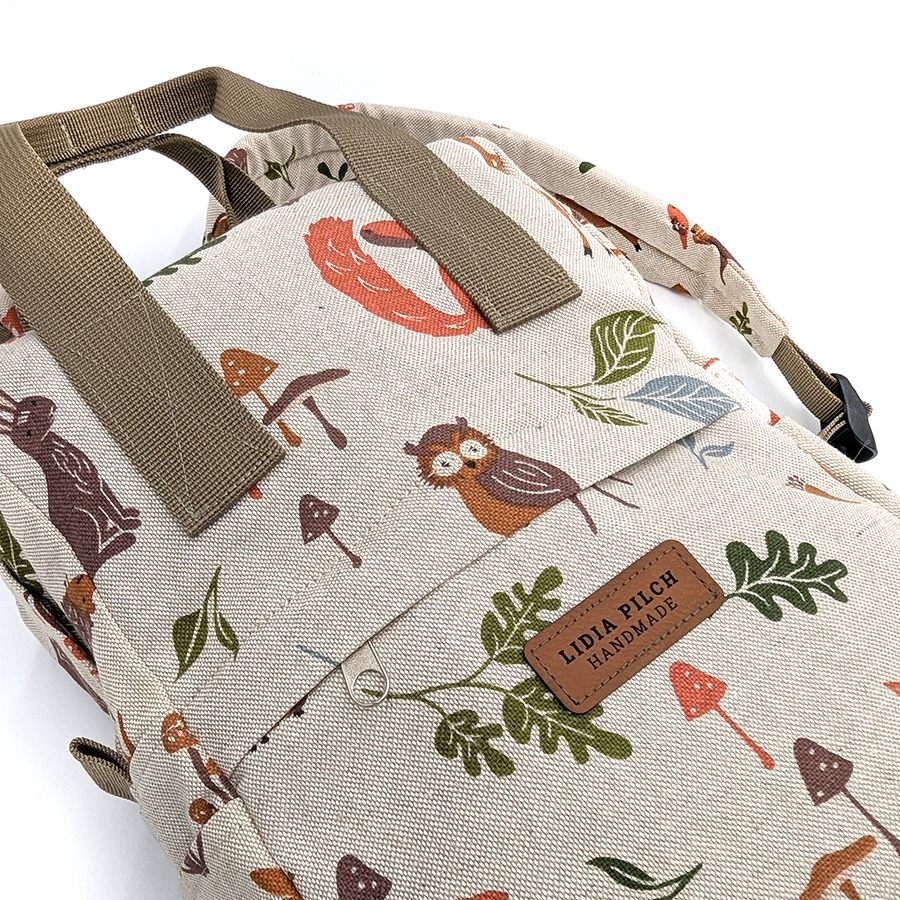 Mały plecak miejski - leśna przygoda - obrazek 6