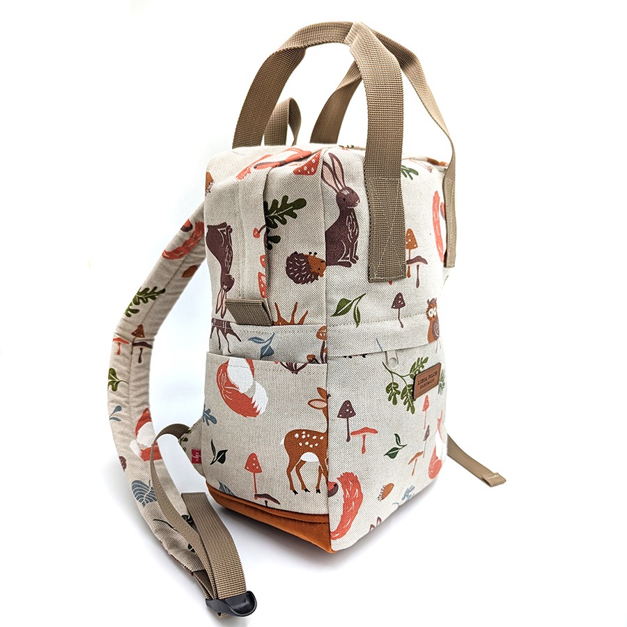 Mały plecak miejski - leśna przygoda - obrazek 4