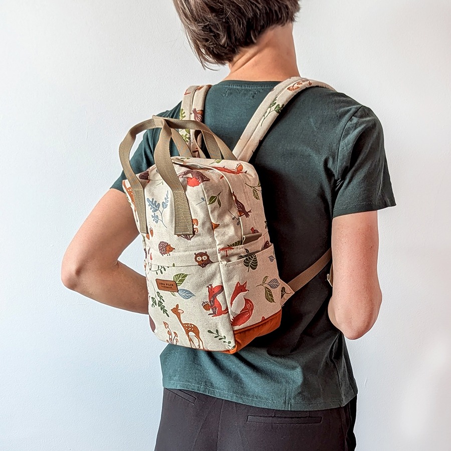 Mały plecak miejski - leśna przygoda - obrazek 8