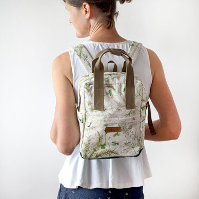 Mały plecak miejski - łąka