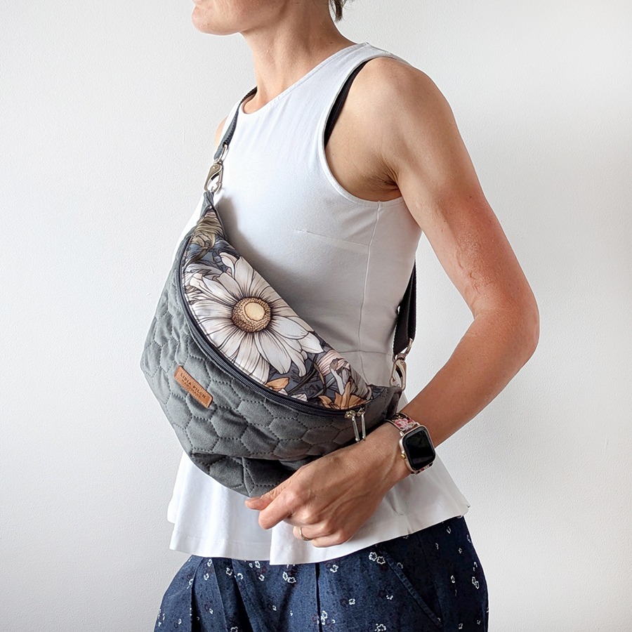 Nerka XL - grafit ze słonecznikami - obrazek 5