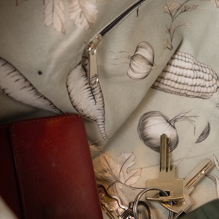 Torba na ramię - grafitowy sztruks - obrazek 10