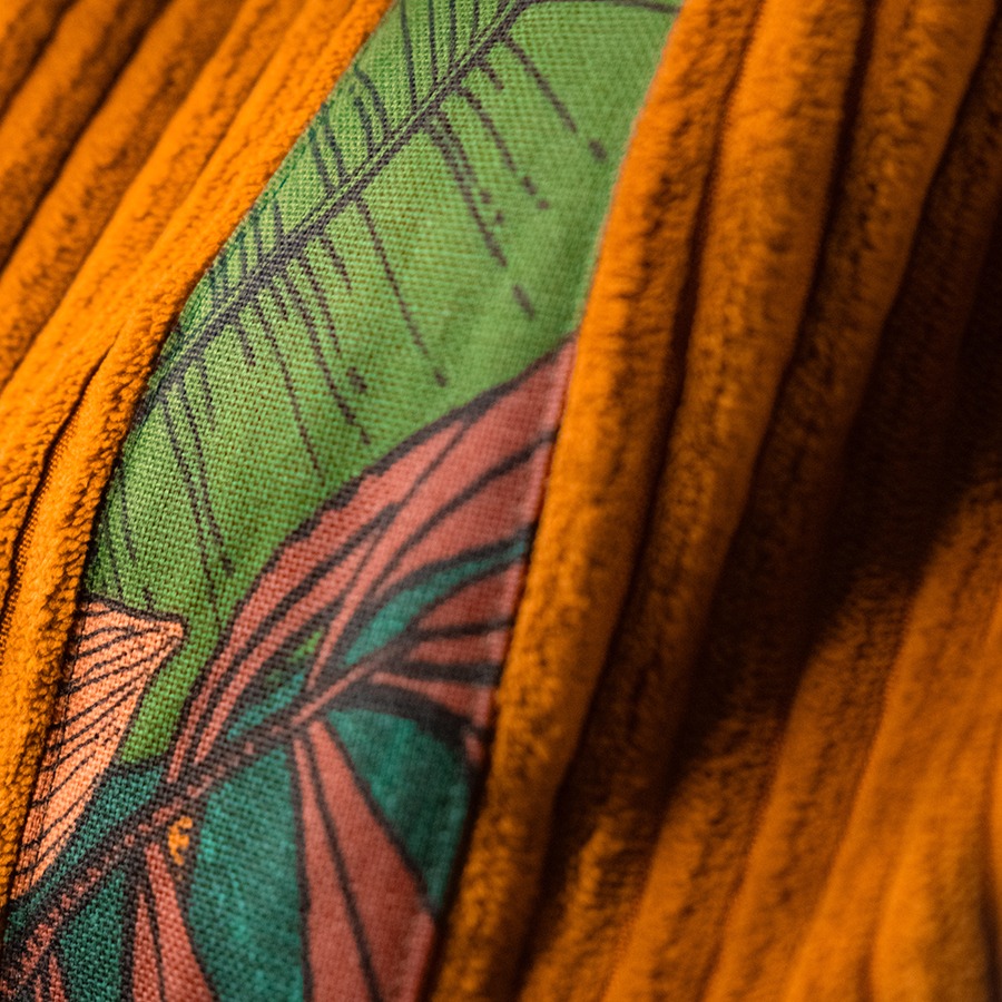 Torba na ramię - miodowy sztruks - obrazek 8