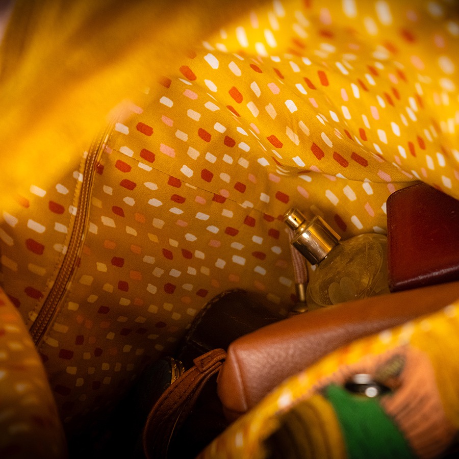 Torba na ramię - miodowy sztruks - obrazek 6