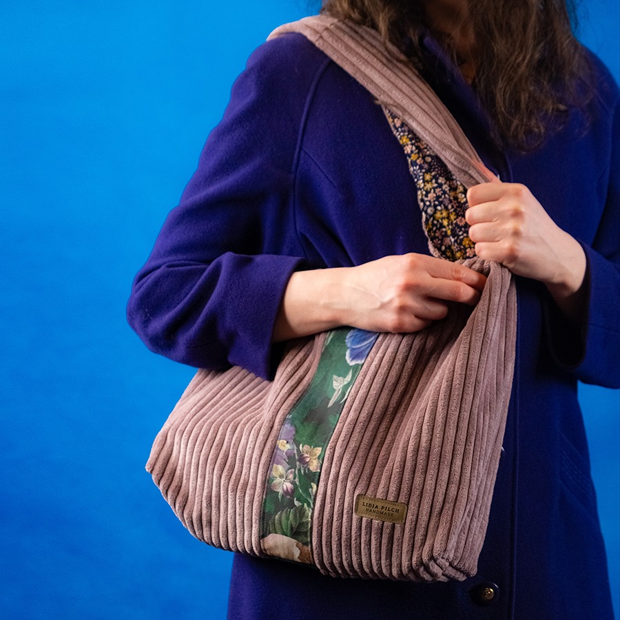 Torba na ramię - brudny róż - obrazek 3