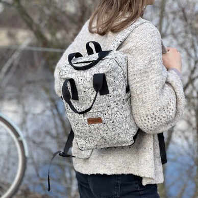 Mały plecak miejski - pieski