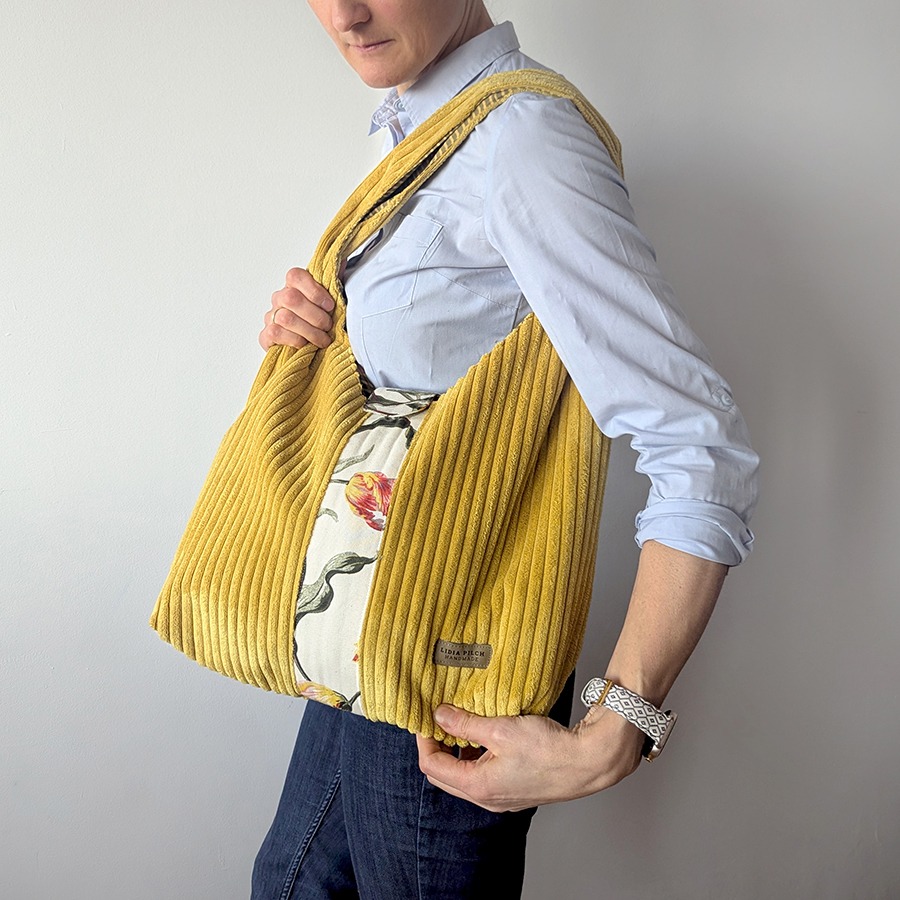 Torba na ramię - żółta - obrazek 2