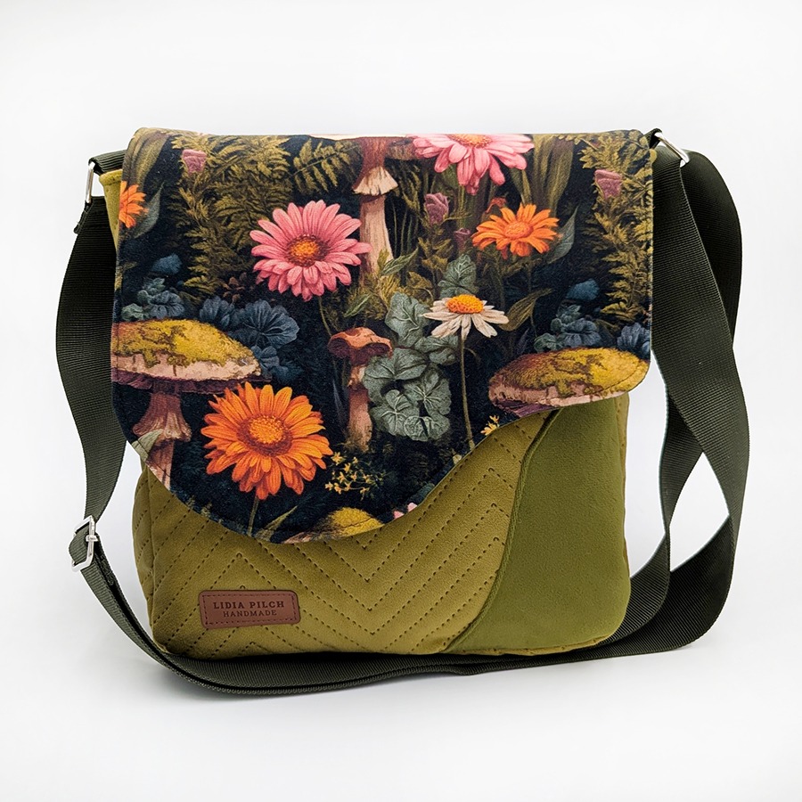 Torba listonoszka – musztarda z grzybami