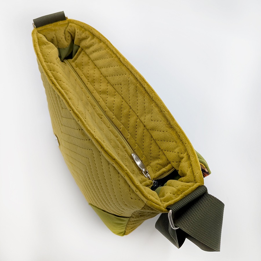 Torba listonoszka – musztarda z grzybami - obrazek 3