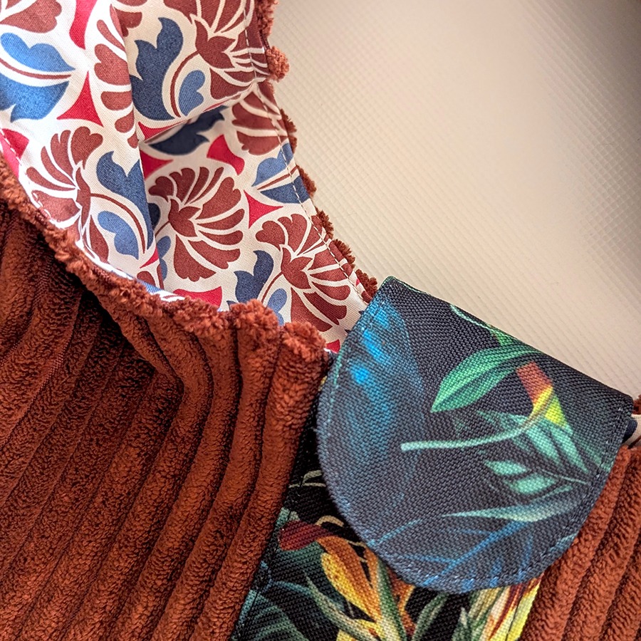 Torba na ramię - ruda z ciemnym motywem - obrazek 19