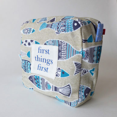 Kosmetyczka mała - ryby