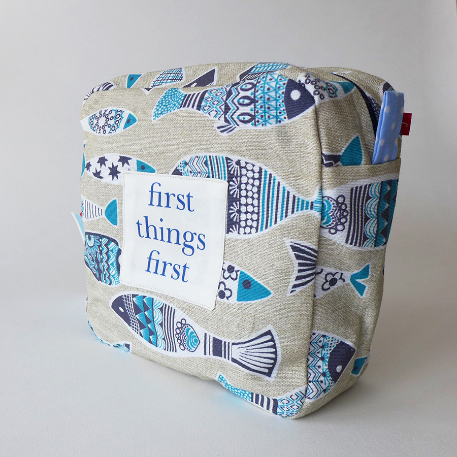 Kosmetyczka mała - ryby