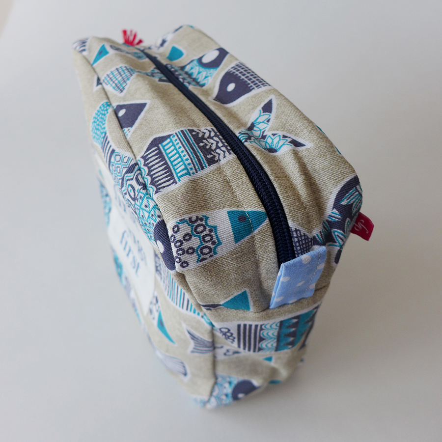 Kosmetyczka mała - ryby - obrazek 5