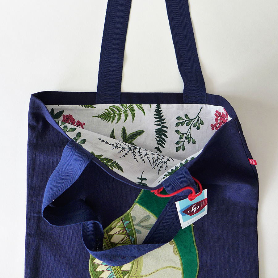 Torba z haftem i aplikacją – gruszka - obrazek 3